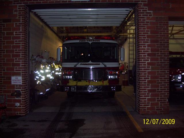 Engine 28 at a Fill In For the VAFD 76